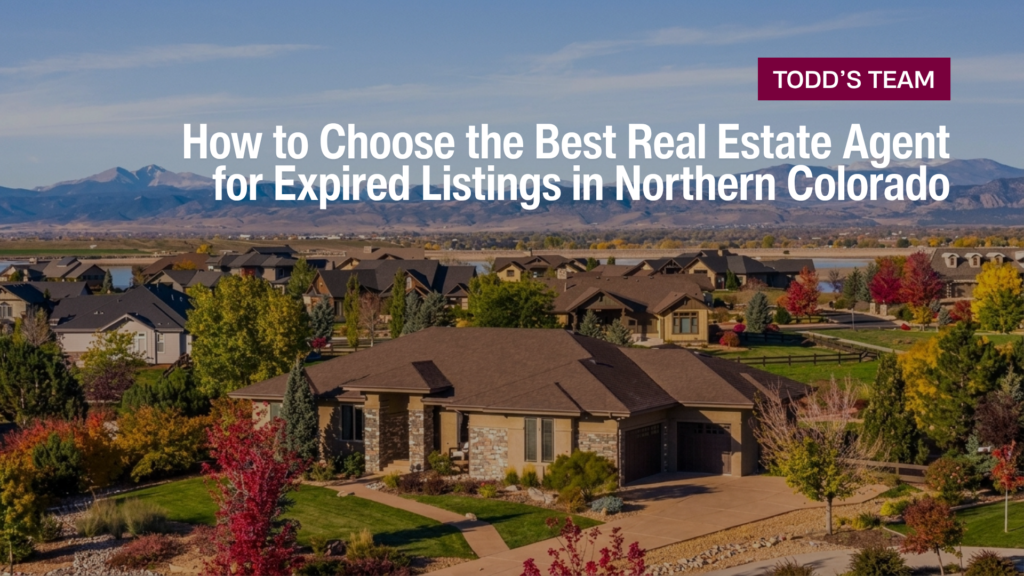 Northern Colorado neighborhood with mountain views for sellers seeking the best real estate agent for expired listings in Northern Colorado